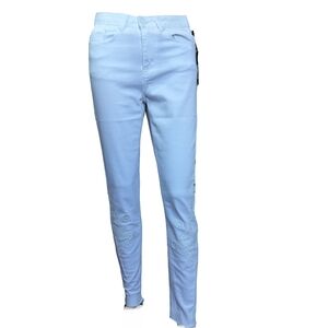 Black Tape White Skinny Jeans with Tapered Legs Size 27 NWT